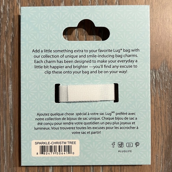 Lug CHRISTMAS TREE Charm RARE - Picture 2 of 3